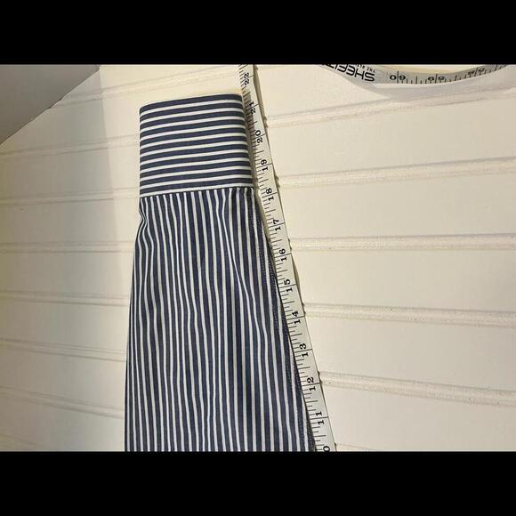 Men’s Ben Sherman Blue and White Striped Shirt Size XL - Picture 8 of 9
